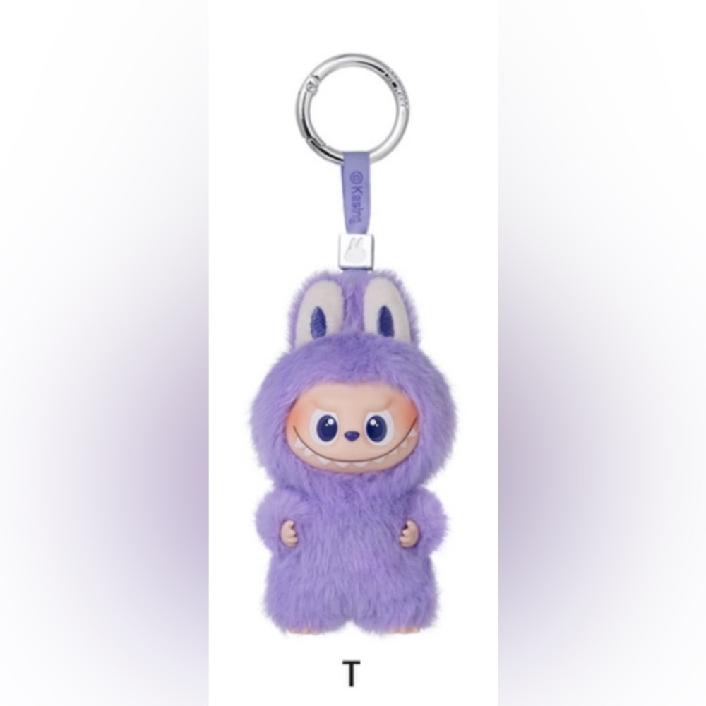 Letter T - New V4 THE MONSTERS LABUBU PIN FOR LOVE SERIES VINYL PLUSH PENDANT